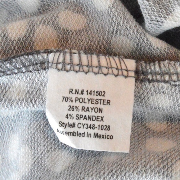 Evolution & Creation Swim Lounge Hooded Coverup, Gray & White - Medium - Picture 7 of 7